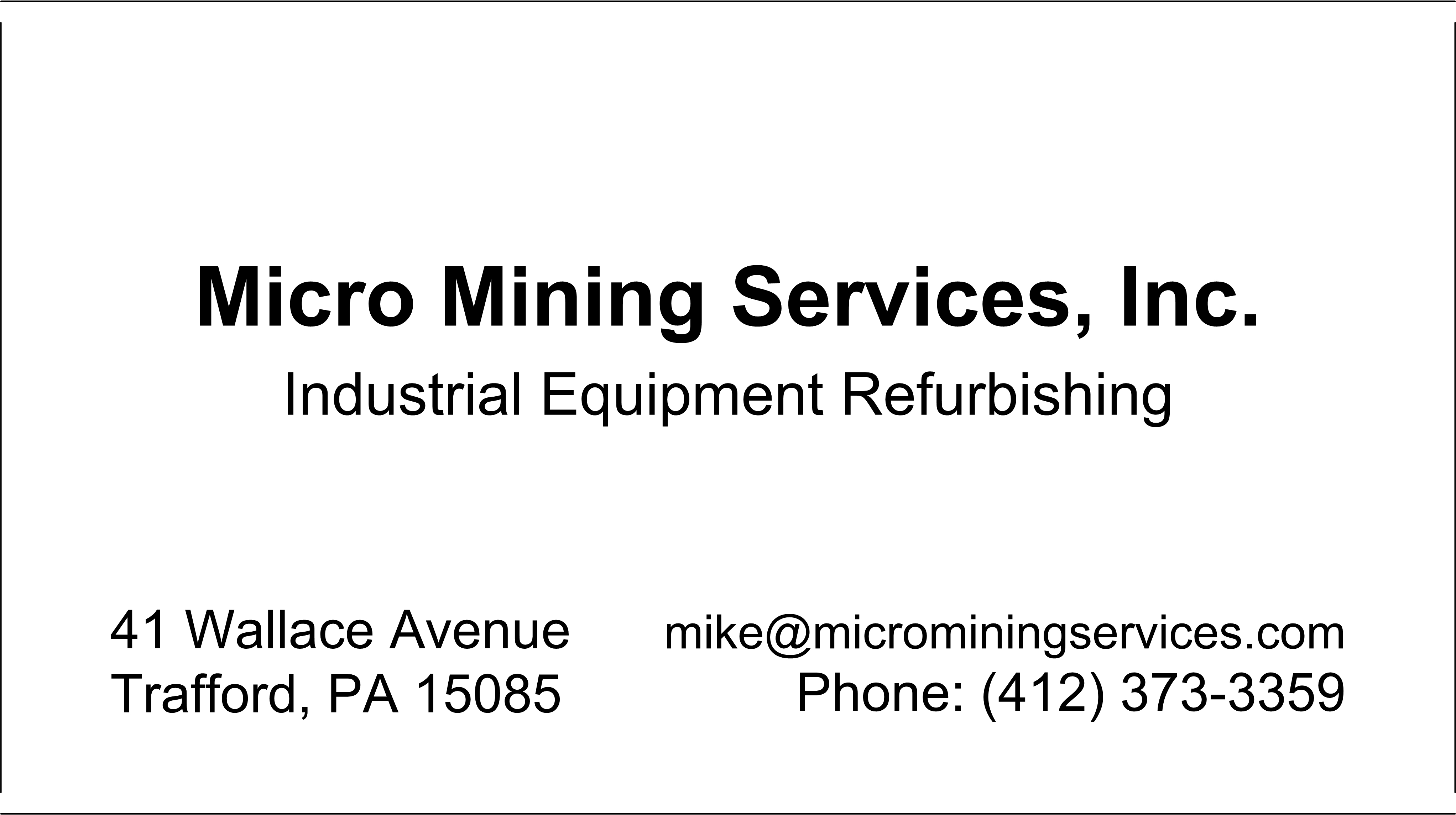 Mechanical and Electrical Equipment Repairs